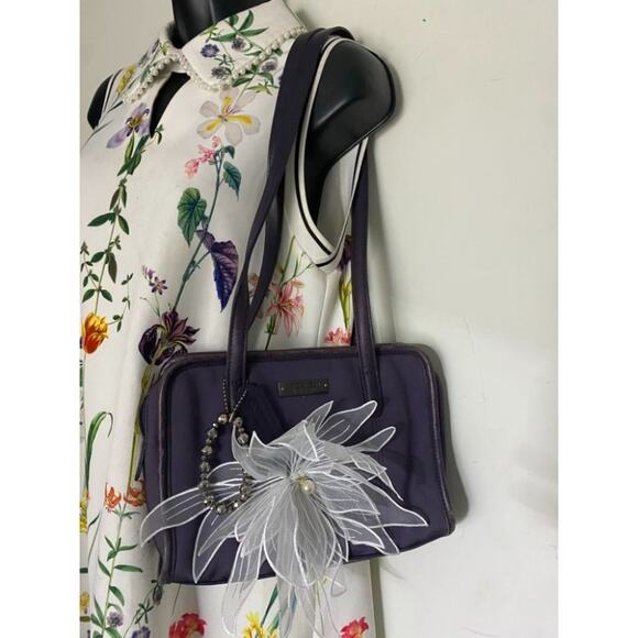 Coach Handbag Purple Customized with Applique - Picture 6 of 10